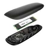 ASUS Cobble M.2 SSD Type-C Enclosure with Crucial E100 2TB NVMe Bundle Black COBBLE-2TB-BUNDLE-B