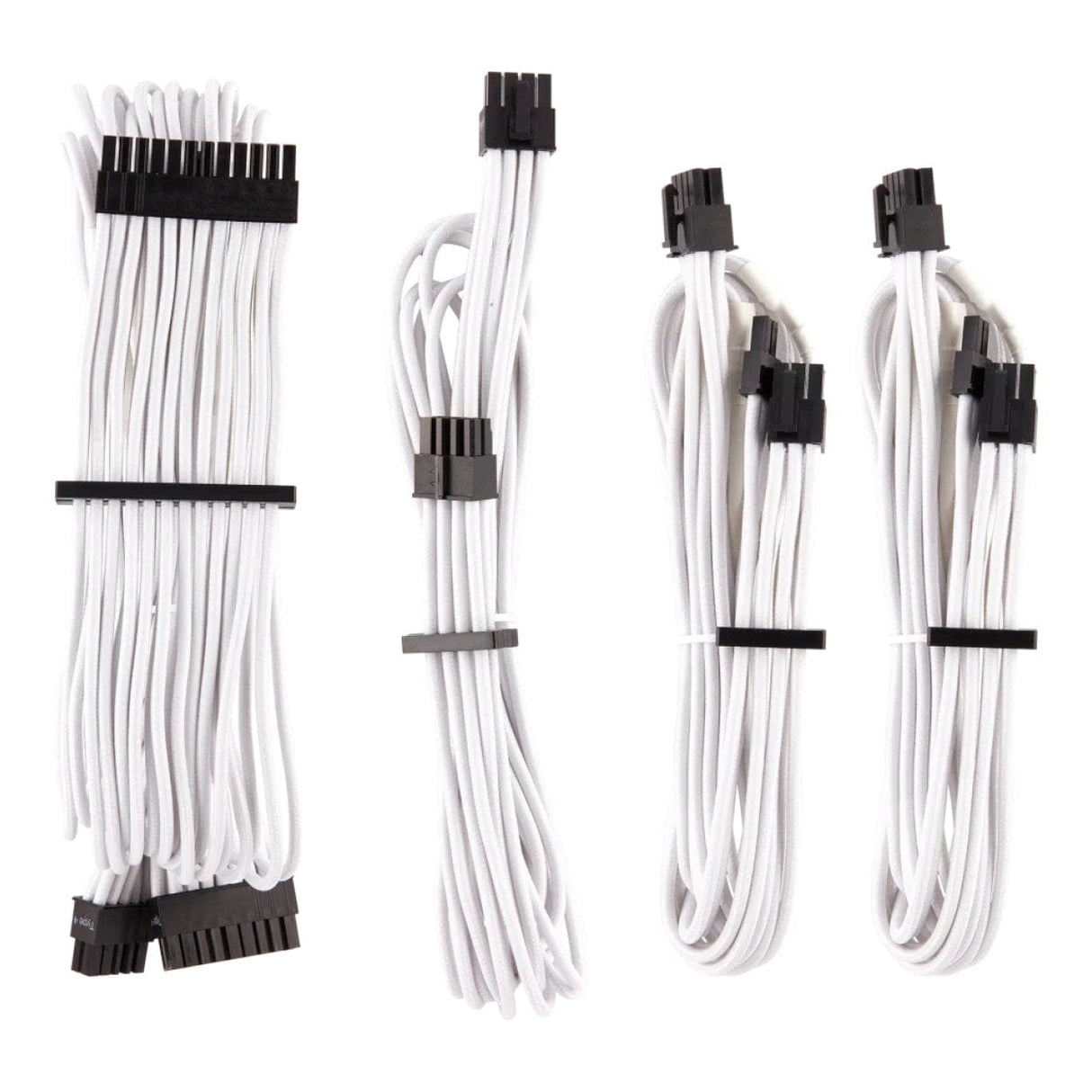 Corsair Premium Individually Sleeved Type-4 Gen4 PSU Cable Starter Kit White CP-8920217