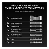 Corsair RM1000x SHIFT 1000W 80 PLUS Gold Fully Modular ATX PSU CP-9020300-WW