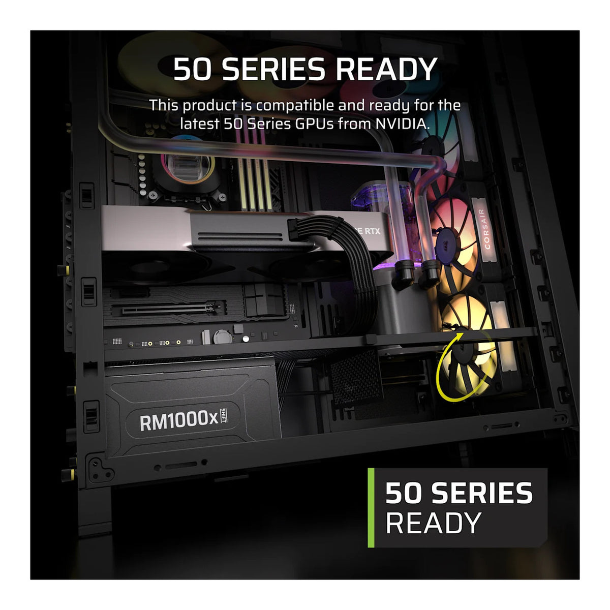 Corsair RM1000x SHIFT 1000W 80 PLUS Gold Fully Modular ATX PSU CP-9020300-WW