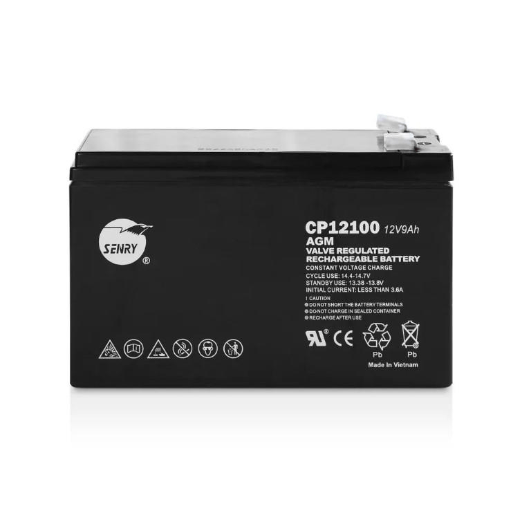 RCT Senry CP12100 12V 9Ah Rechargeable Sealed AGM Battery