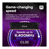 Crucial Pro CP16G64C32U5B Memory Module 16GB 1x16GB DDR5 6400MHz