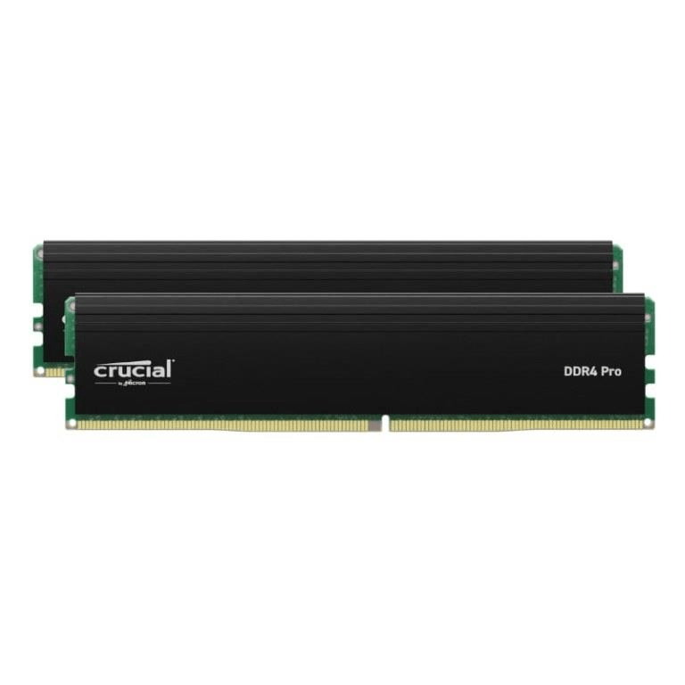 crucial 64GB(32×2) DDR4 3200 Crucial 64GB DDR4 RAM Kit (2x32GB), 3200MHz (PC4-25600) CL22