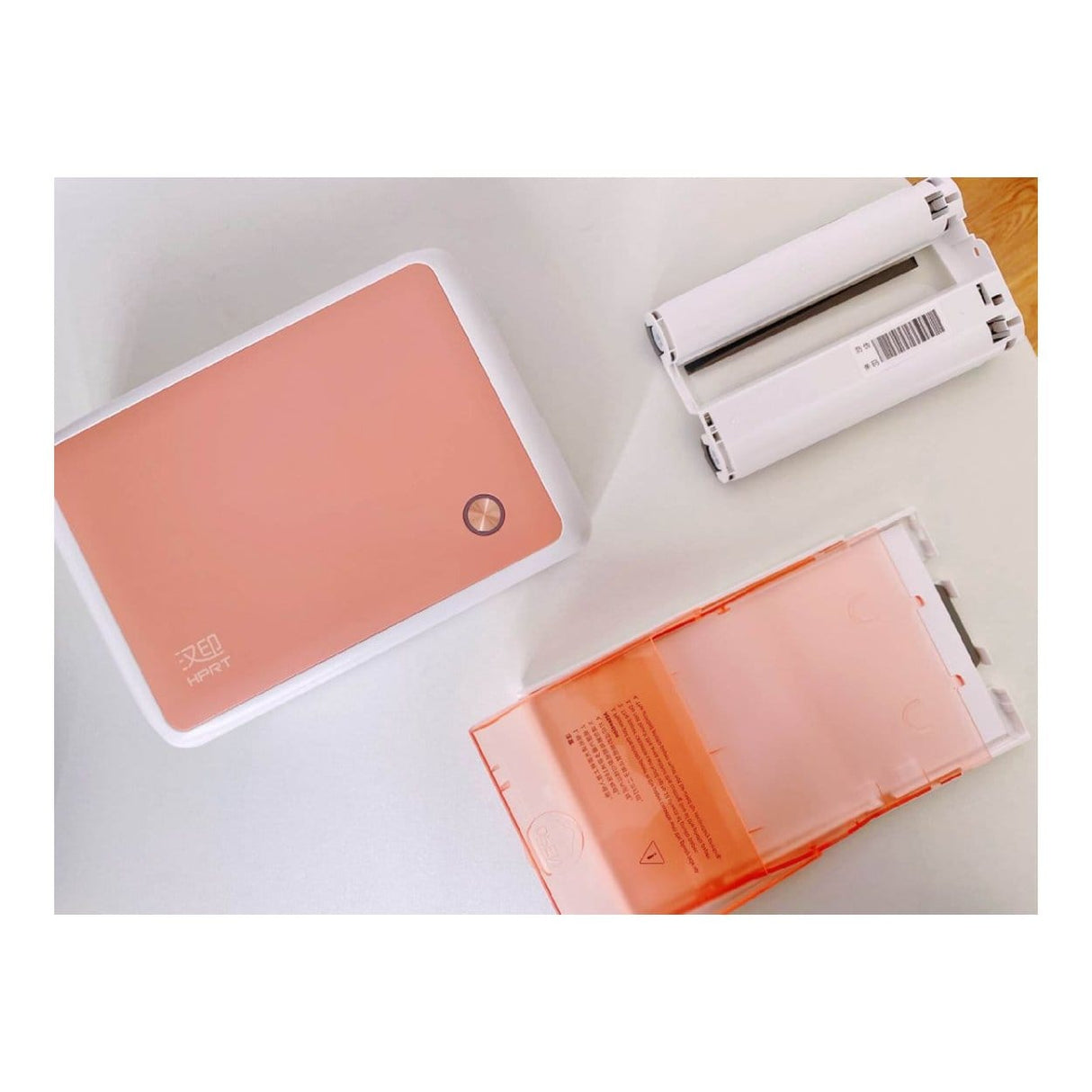 HPRT CP4000L Thermal Dye Sublimation Compact Photo Printer Orange
