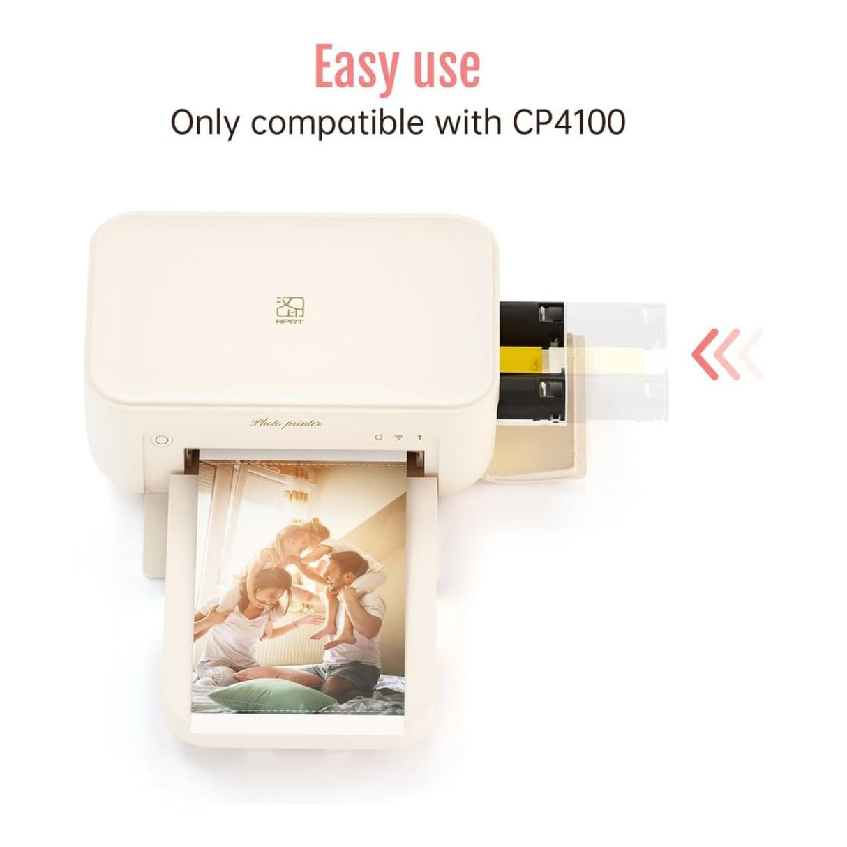 HPRT Ribbon with Photo Paper Bundle CP4X54 CONS