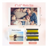 HPRT Ribbon with Photo Paper Bundle CP4X54 CONS