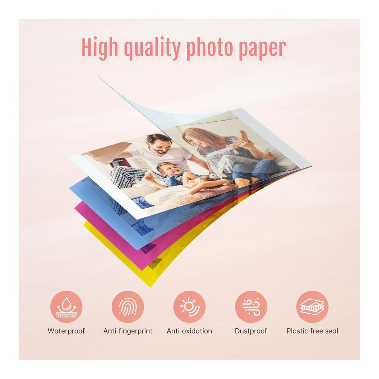 HPRT Ribbon with Photo Paper Bundle CP4X54 CONS