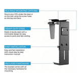Brateck CPB-6 Under Desk CPU Bracket
