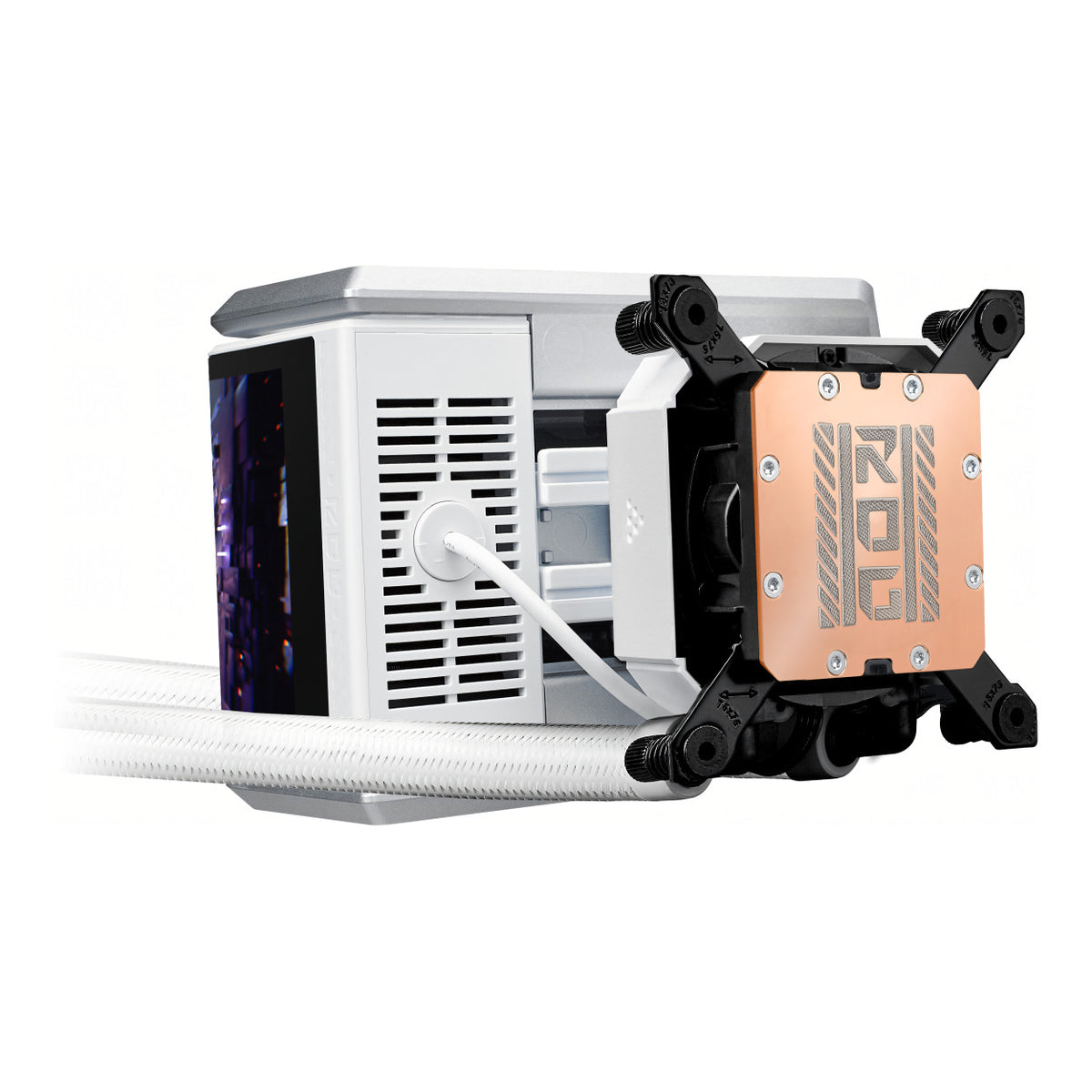 ASUS ROG RYUO IV 360 ARGB 120mm AIO Liquid CPU Cooler - White 90RC01N2-B0EAY0
