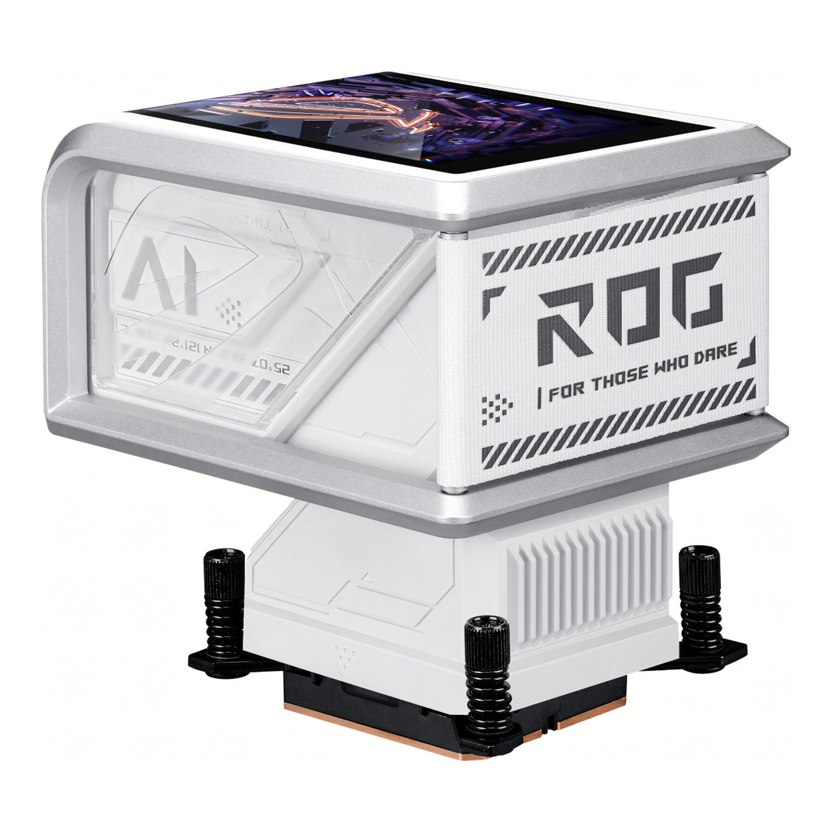 ASUS ROG RYUO IV 360 ARGB 120mm AIO Liquid CPU Cooler - White 90RC01N2-B0EAY0