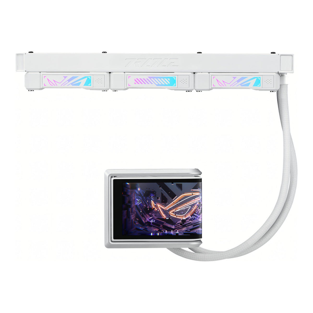 ASUS ROG RYUO IV 360 ARGB 120mm AIO Liquid CPU Cooler - White 90RC01N2-B0EAY0