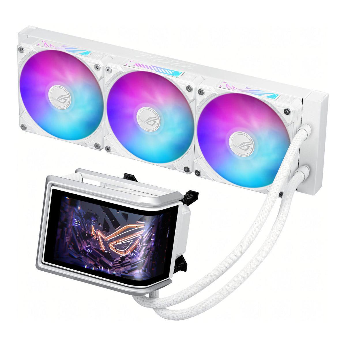 ASUS ROG RYUO IV 360 ARGB 120mm AIO Liquid CPU Cooler - White 90RC01N2-B0EAY0