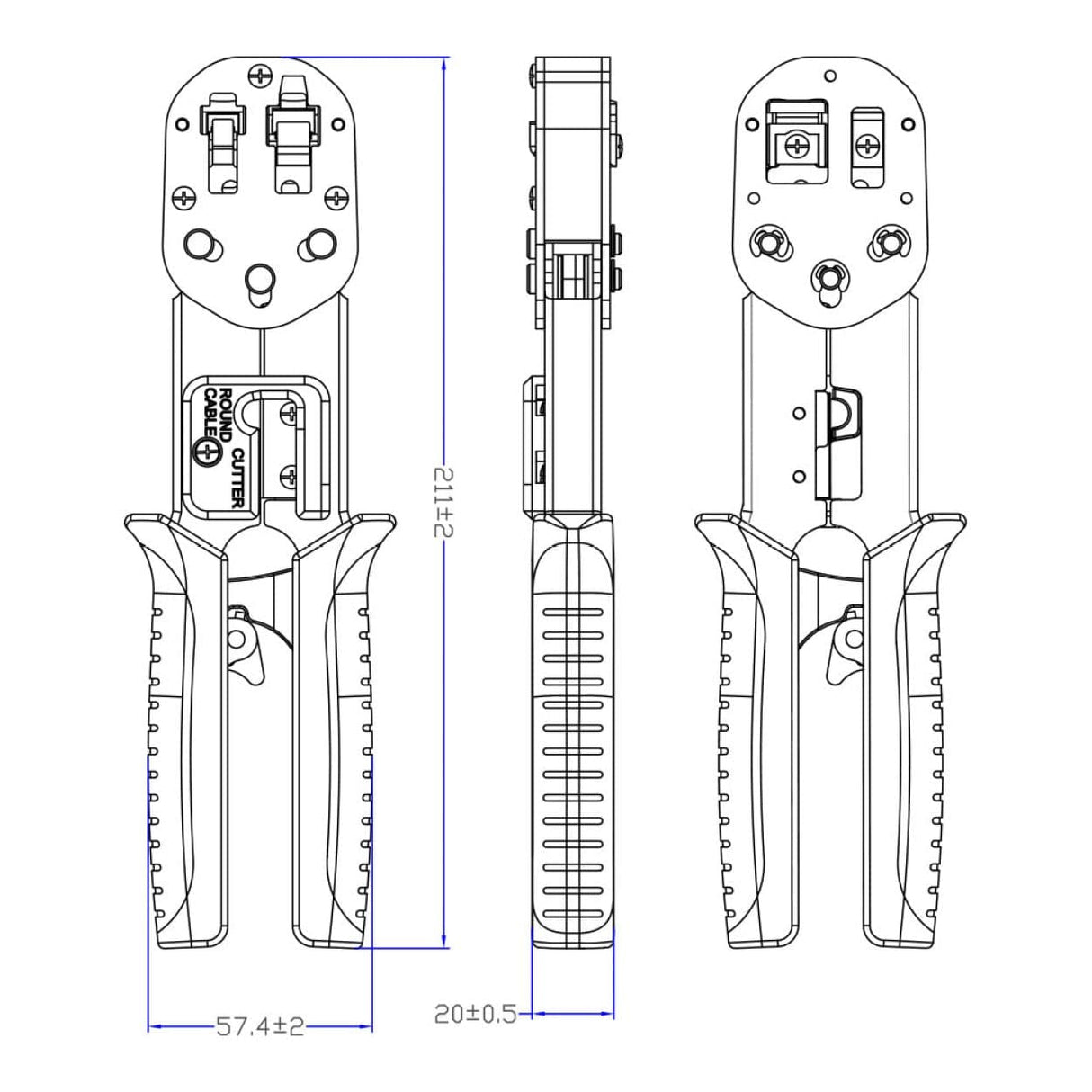 LinkQnet EZ Plug Crimping Tool