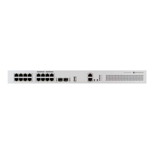MikroTik Cloud Router 16-port with 8 PoE 150W 2SFP+ Switch CRS418-8P-8G-2S+RM