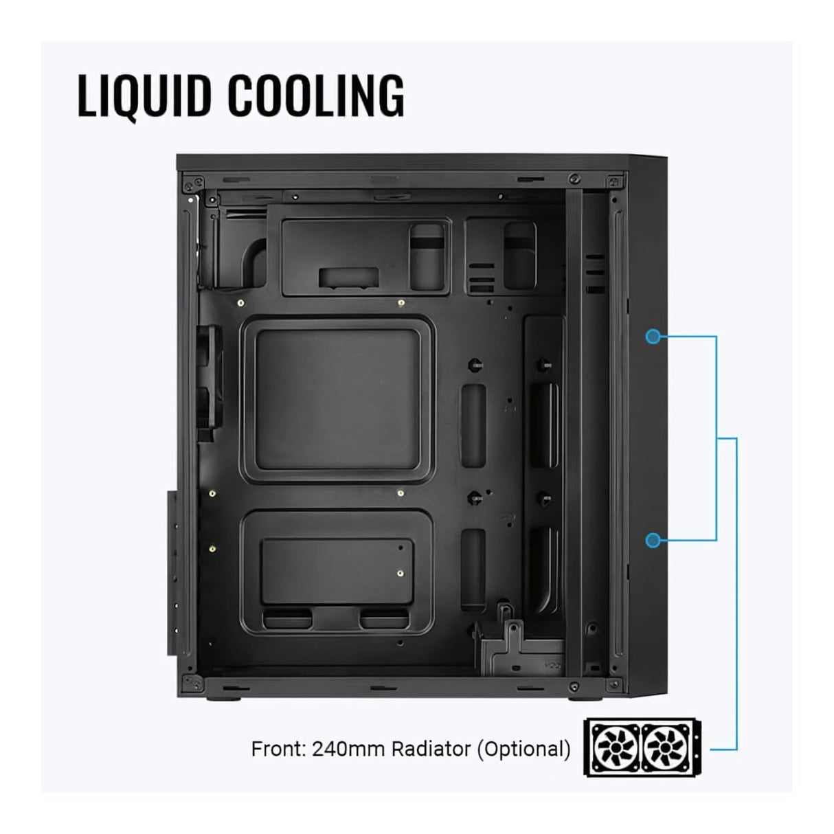 Aerocool CS-1103 ATX Mid-Tower Black PC Case