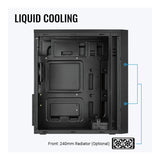 Aerocool CS-1103 ATX Mid-Tower Black PC Case