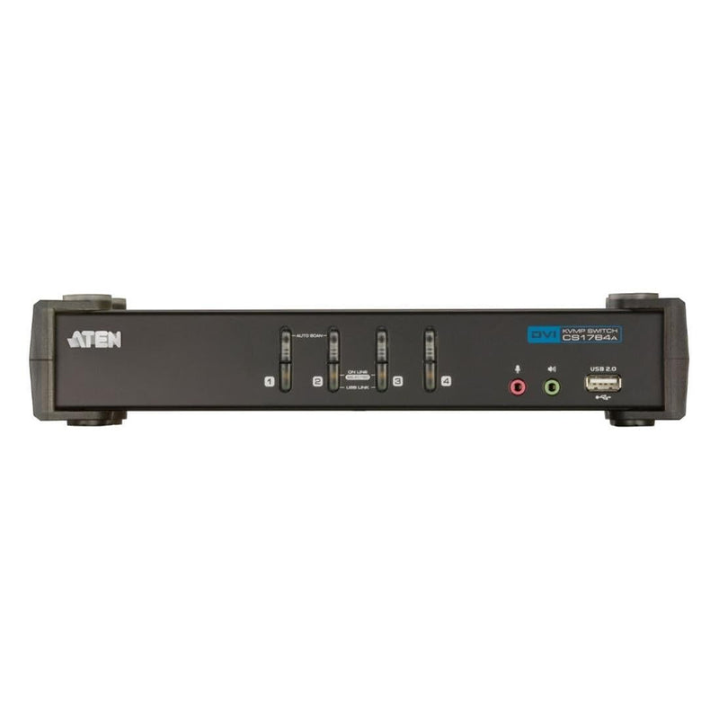 Aten 4-Port KVM Switch Black CS1764A