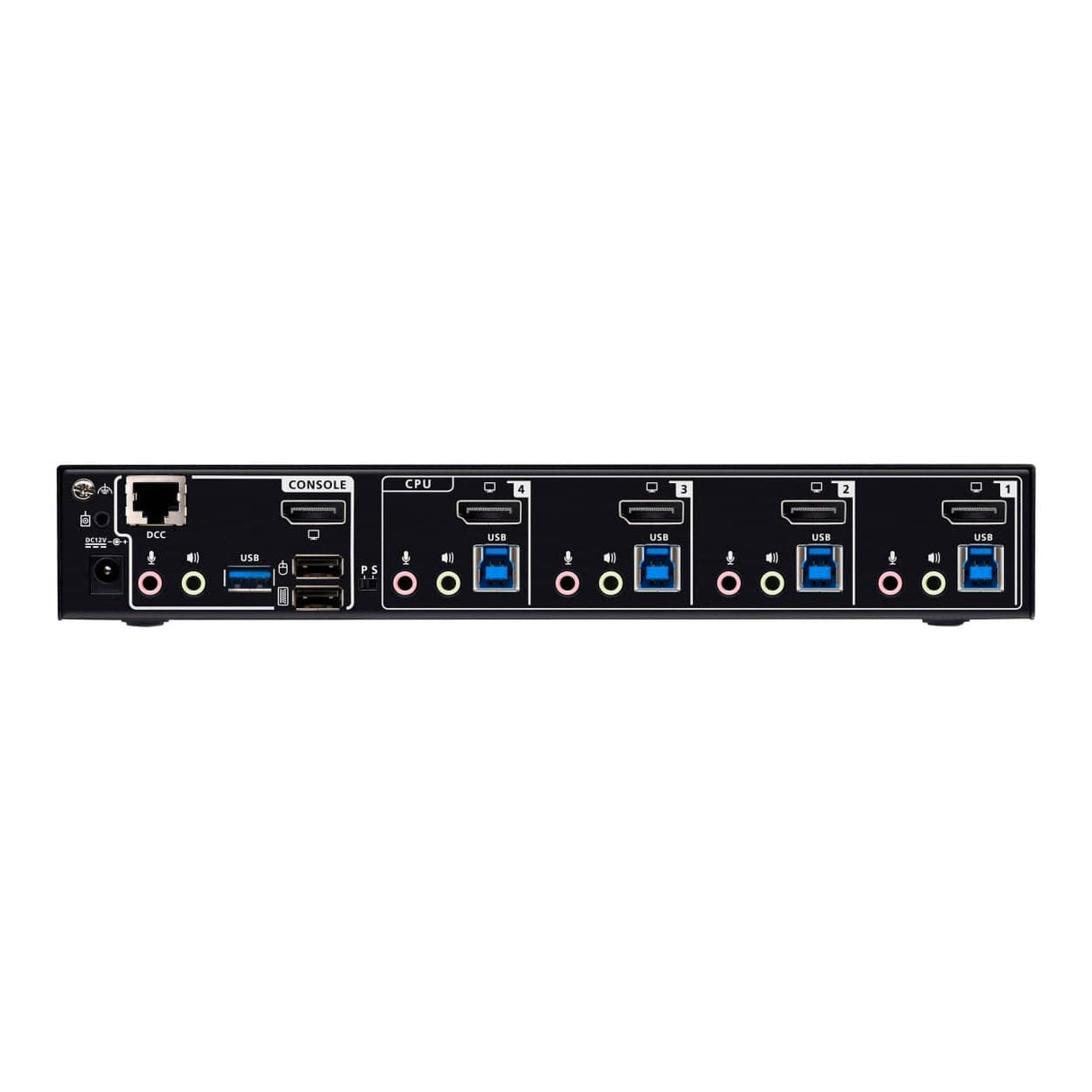 Aten 4-port USB 3.0 8K DisplayPort KVMP Switch CS1924A