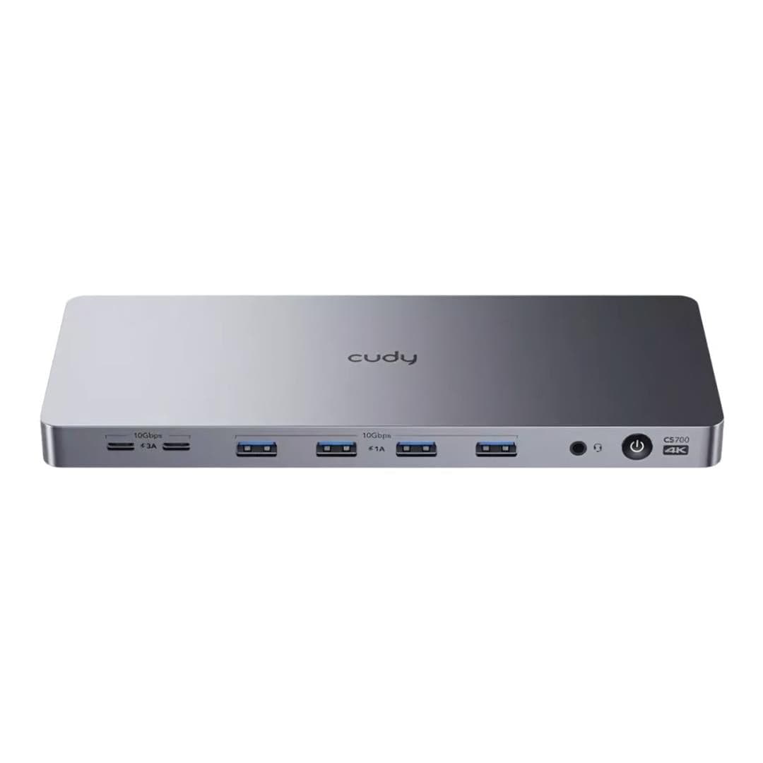 Cudy CS700 Dual 4K 10Gbps USB-A & USB-C Gigabit Ethernet Docking Station