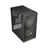 FSP CST130 Basic Micro-ATX Gaming PC Case Black with Acrylic Side Panel CST130BASICBK