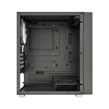 FSP CST130 Basic Micro-ATX Gaming PC Case Black with Acrylic Side Panel CST130BASICBK