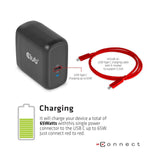 Club 3D USB Gen1 Type-C Triple Display Dynamic PD Charging Dock CSV-1564W65