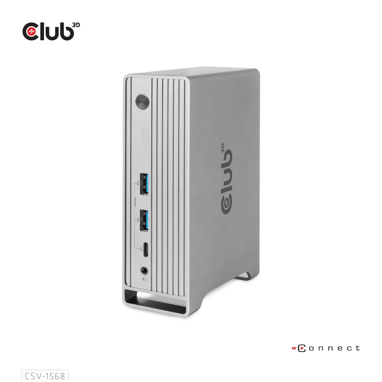 Club 3D USB Gen2 Type-C Triple Display DP Alt mode with Smart PD Charging Dock Station CSV-1568-CLUB3D