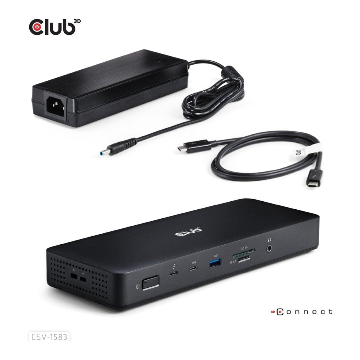 Club 3D Thunderbolt4 16-in-1 Quadra Displays Docking Station CSV-1583