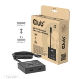 Club 3D USB-C Bi-Directional Video Data and PD Switch CSV-2511