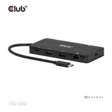 Club 3D 100W 9-in-1 Dual HDMI USB-C HUB PD3.0 Black CSV-2552