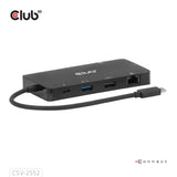 Club 3D 100W 9-in-1 Dual HDMI USB-C HUB PD3.0 Black CSV-2552
