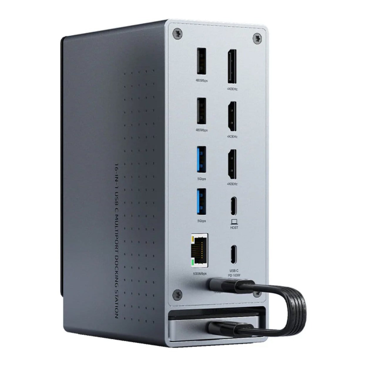 Cabletime CB18G 16-in-1 USB Type-C Port Replicator CT-DK181-AG