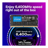 Crucial CT2K32G64C52CS5 Memory Module 64GB 2 x 32GB DDR5 6400MT/s