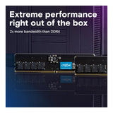 Crucial CT2K8G56C46U5 ECC Memory Module 16GB 2 x 8GB DDR5 5600MHz