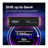 Crucial P310 4TB M.2 PCIe 4.0 NVMe Internal SSD CT4000P310SSD5