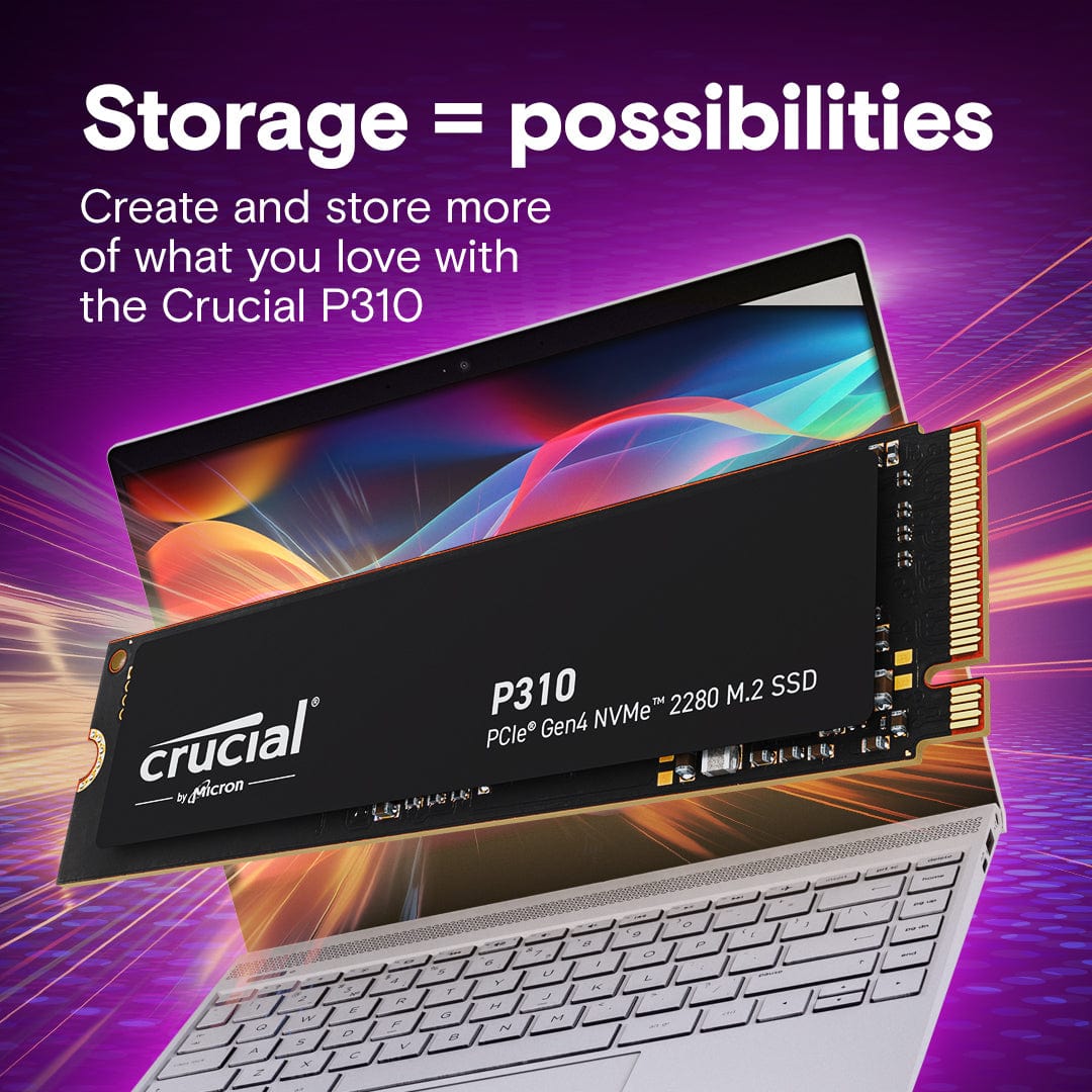 Crucial P310 4TB NVMe PCIe 4.0 M.2 Internal SSD – FirstShop