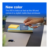Crucial X10 4TB USB Type-C Blue Portable External SSD CT4000X10SSD9