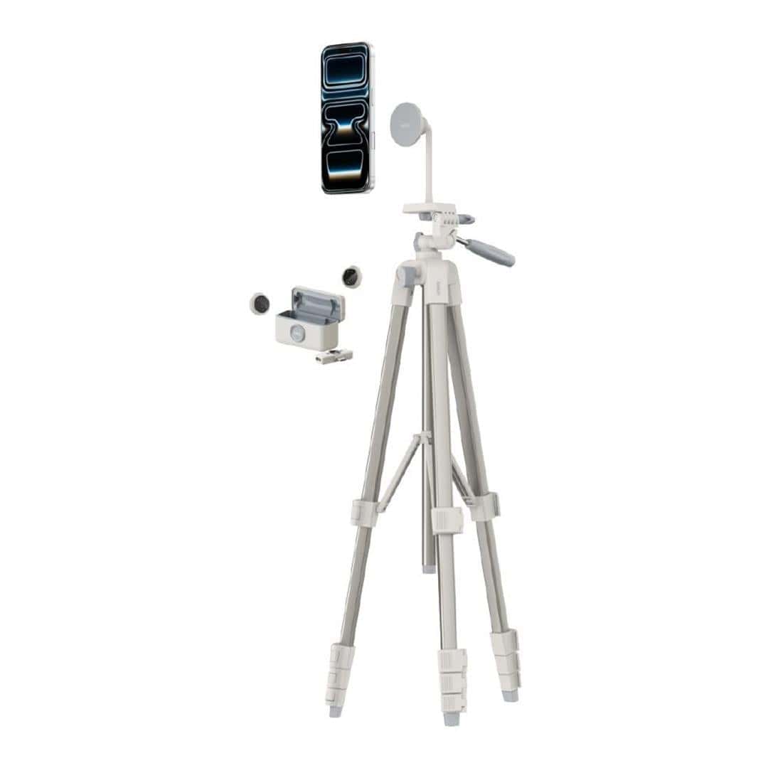 Belkin 3-in-1 Creator Kit Microphone Tripod and Phone Mount Sand CTA002HQSA-B1