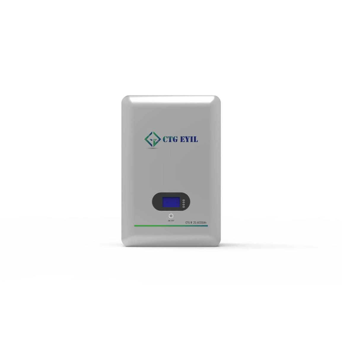 CTG EYIL 24V 5.12Kwh 200Ah Wallmount Lithium Battery CTGW256V200AH