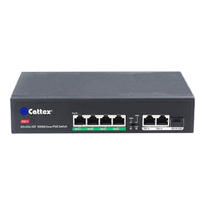 Cattex 7-port Full Gigabit PoE Fiber Switch CTX0004PFD