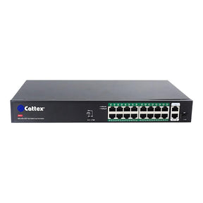 Cattex 19-port Full Gigabit PoE Fiber Switch CTX0016PFD