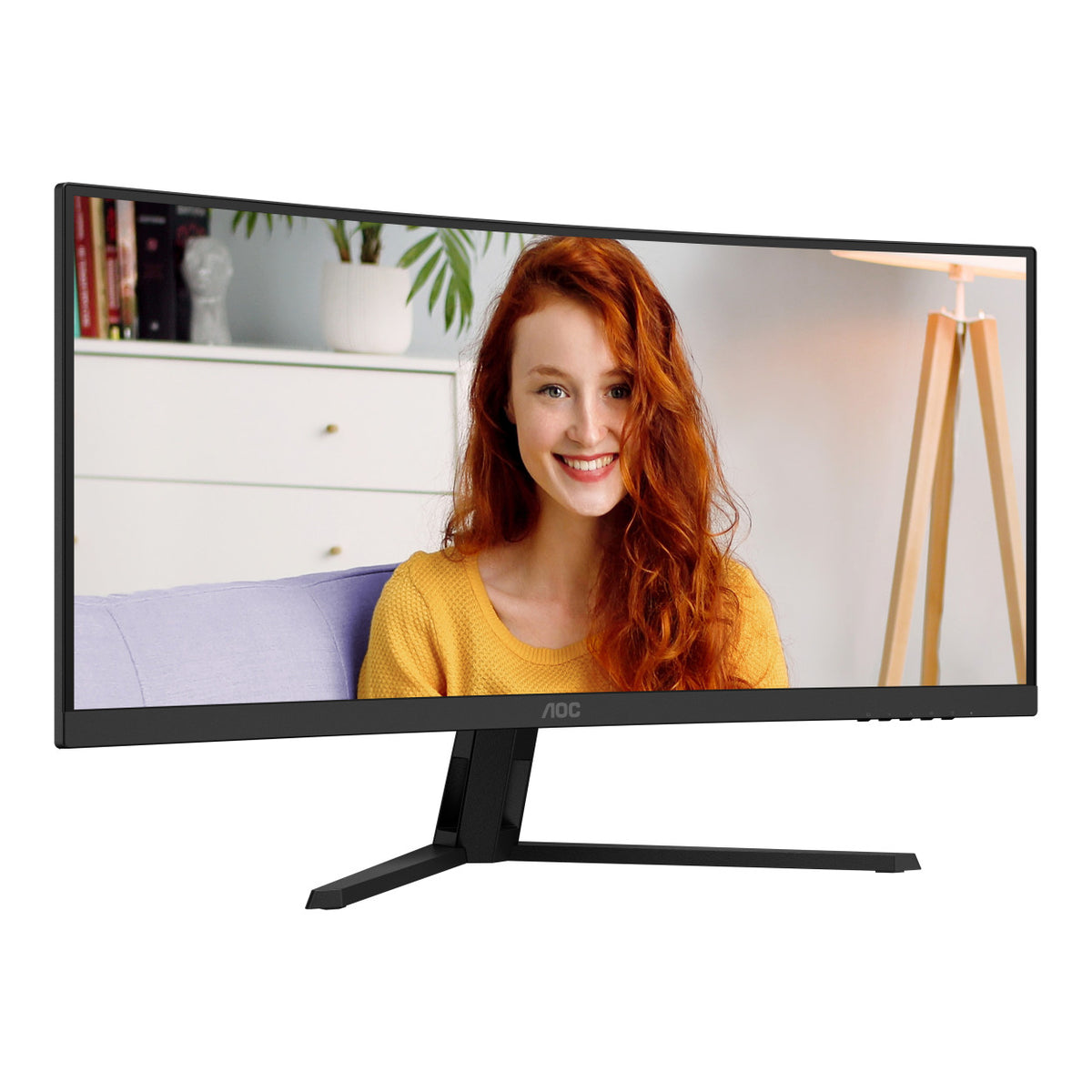 AOC B3 CU34B3E 34-inch 3440 x 1440p WQHD 21:9 120Hz 1ms LED VA Curved Monitor