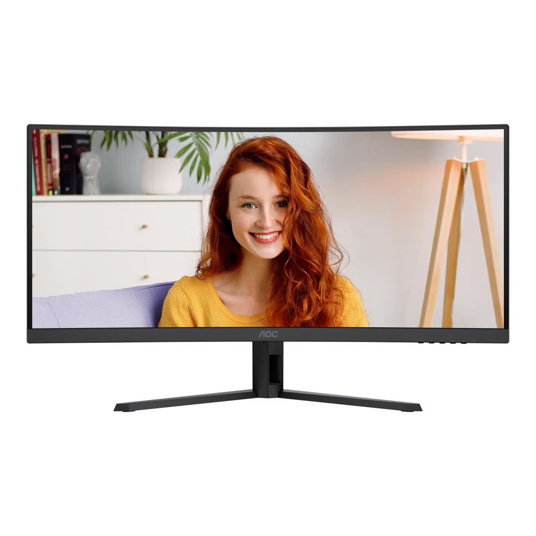AOC B3 CU34B3E 34-inch 3440 x 1440p WQHD 21:9 120Hz 1ms LED VA Curved Monitor