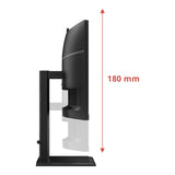 AOC Essential-line E4 CU34E4CW 34-inch 3440 x 1440p WQHD 21:9 120Hz 4ms LED VA Curved Monitor