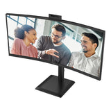 AOC Essential-line E4 CU34E4CW 34-inch 3440 x 1440p WQHD 21:9 120Hz 4ms LED VA Curved Monitor