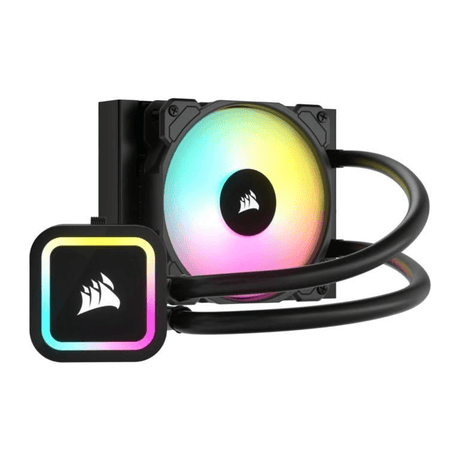 Corsair iCUE H100x RGB ELITE 120mm Liquid CPU Cooler Black CW-9060064-WW2