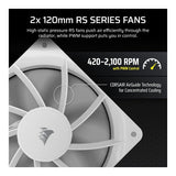 Corsair NAUTILUS 240 RS LCD AiO CPU Liquid Cooler - White CW-9061032-WW