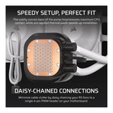 Corsair NAUTILUS 240 RS LCD AiO CPU Liquid Cooler - White CW-9061032-WW