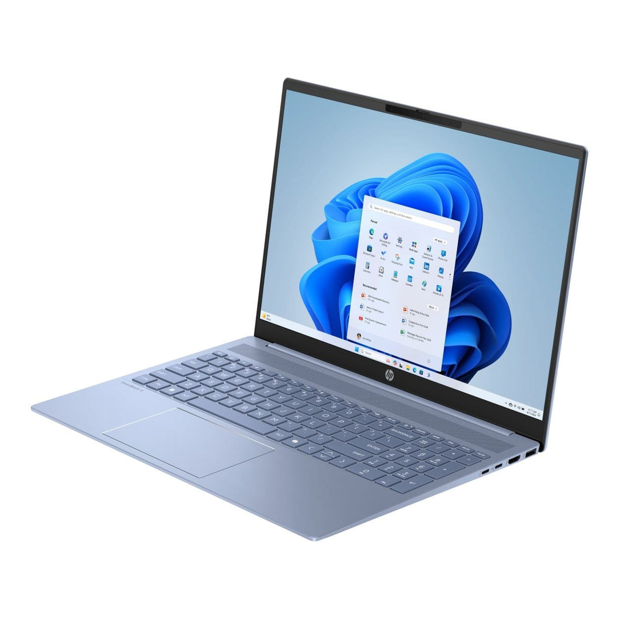 HP OmniBook 5 16-af1004ni 16-inch 2K AI Laptop - Intel Core Ultra 7 255U 1TB SSD 24GB RAM Win 11 Home Sky Blue