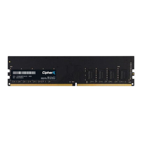 CipherX CX08GBPC4U32 UDIMM Memory Module 8GB DDR4 3200MHz